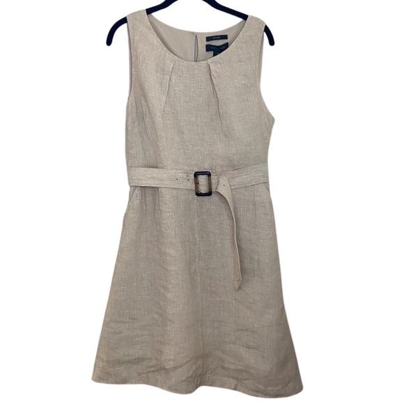 Tahari Dresses & Skirts - Tahari linen fit and flare linen dress, NWT